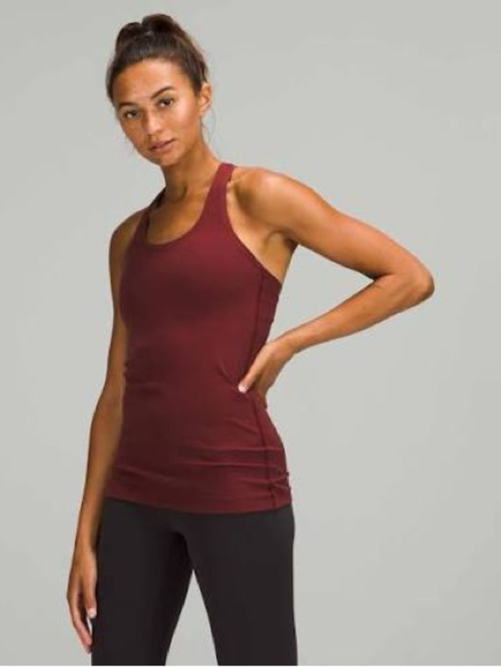 Lululemon Cool Racerback - Merlot
